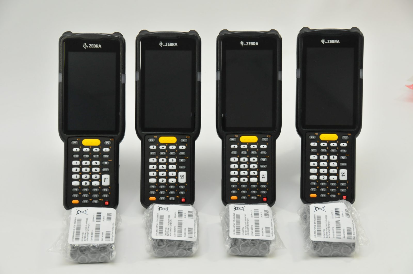 Zebra MC33 handheld computers from a past Red Barcode Planet repair batch
